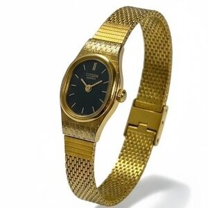 Vintage Citizen Watch Co. Gold Tone Base Metal YP Women's Wristwatch